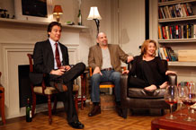 Michael T. Weiss, Daniel Oreskes and Donna Bullock. Photo by Richard Termine.